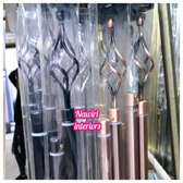 Durable metallic curtaiN rods ..