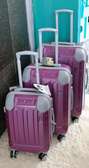 3-Piece Hard Shell Luggage Set with Spinner Wheels