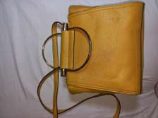 Mustard crossbody handbag