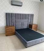 Modern Grey Classic fabric bed