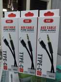 Audio Cable 1m Type-C to 3.5mm Black