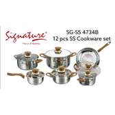 Signature 12 Pcs Stainless Steel Cookware Set