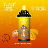 R & M Magic 8000 Puffs Rechargeable Vape – Peach Mango