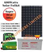 solar fullkit 600watts