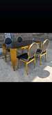 6 seater black dinning table