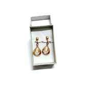 Womens Gold Plated Statement Dangle earrings
