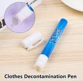 Clothes decontamination pen
