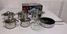 12stainless steel cookware set
