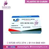 PLASTIC ID CARDS Printed with your details