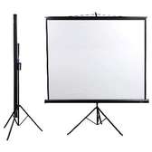 Tripod projector screen 70by70 inches
