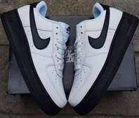 Nike Airforce 1 Low White on Black Sneaker Freaker