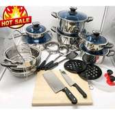 MARWA 30 PIECES STAINLESS COOKWARE SET