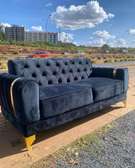 3 Seater gold chesterfield
