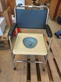 Heavy Duty Leather Commode Chair/Seat