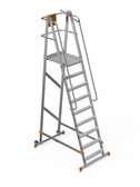 ALUMINIUM FOLDABLE WHEELED PLATFORM LADDER FOR SALE