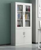 Modern Half Glass Office Cabinet