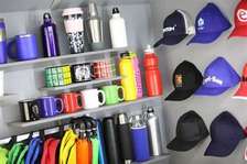 Branded Promotional Items ( t shirts, notebooks, pens etc)