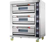 Available brand new 3 desk commercial electric oven