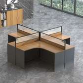 Curved Workstation – Modern, Spacious & Functional