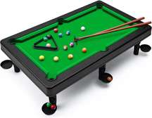 Mini Tabletop Pool Billiard Table Set for Kids & Family