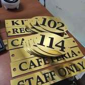 Door number signs