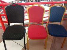 Strong stackable Office Chairs with Padded Cushions
