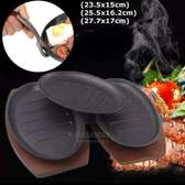 Sizzling Hot Plates With Wooden Board*