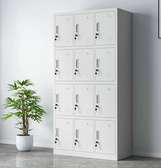 Durable 12-Locker Steel Office Cabinet for Secure Storage