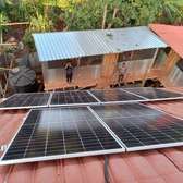 Residential 5kW solar system installation.