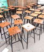 Wooden counter stools