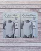 Men's 3 Pack Cotton Sleeveless Vests - Calvin Klein