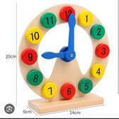 Analogue Clock Toy Wooden