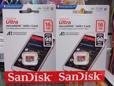 Sandisk Memory Card Ultra Micro Sd-C10 Sdhc 16gb