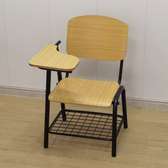 Wooden Metal Framed Student's Locker Desk