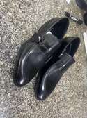 John Foster Premium Leather Black Loafer Official Shoe