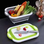 Green collapsible chopping  board