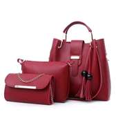 High Quality Leather 3 in 1 Handbags