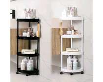 Corner storage rack