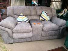 Clean Gray 7seater Recliner Seat