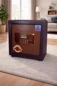 Electronic Safe with Keypad Compact Metal Brown Black