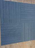 Navy Blue Patterned Carpet Tiles