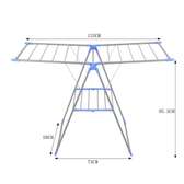 Portable outdoor drying rack