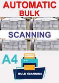Automatic A4 Bulk Scanning at 8/= per page