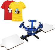 Screen Printer 4Color 2Station Silk Machine Screen Print