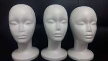 Styrofoam head mannequins