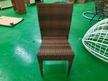 Poolside rattan chair