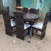 Custom-made 6 seater mahogany dining set