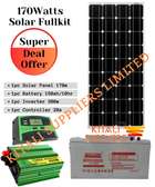 170watts Solar Fullkit.