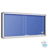 8*4fts glass sliding noticeboard