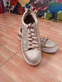 Woolworths Rose Gold Metallic Sneakers for Sale